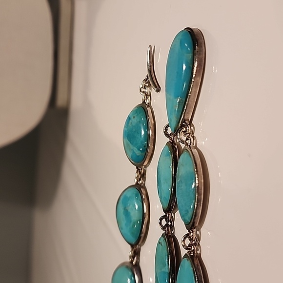 Barse Turquoise Sterling Silver Matching Necklace and Bracelet set - Picture 15 of 15